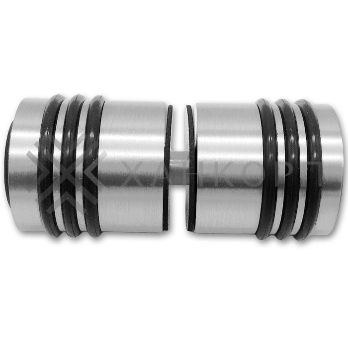 Ручка кноб Йота FDR-141 с одним резиновым торцом, латунь/матовый