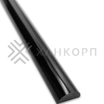 Порог акриловый для душевой 16х8 мм 1 м черный FDPP-16.1