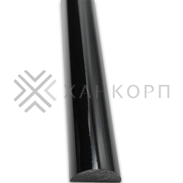 Порог акриловый для душевой 16х8 мм 1 м черный FDPP-16.1