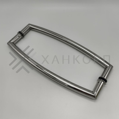 Ручка FKR-901 для стеклянной двери 25x400х425 мм, нержавейка/полированный