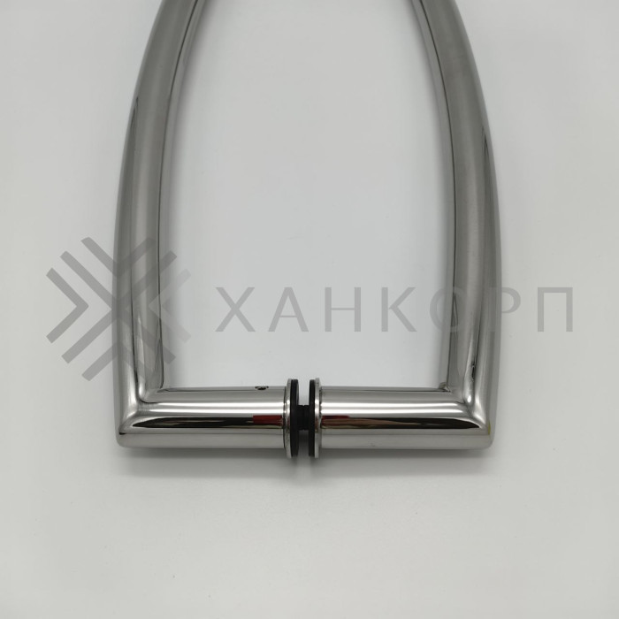 Ручка FKR-901 для стеклянной двери 25x400х425 мм, нержавейка/полированный