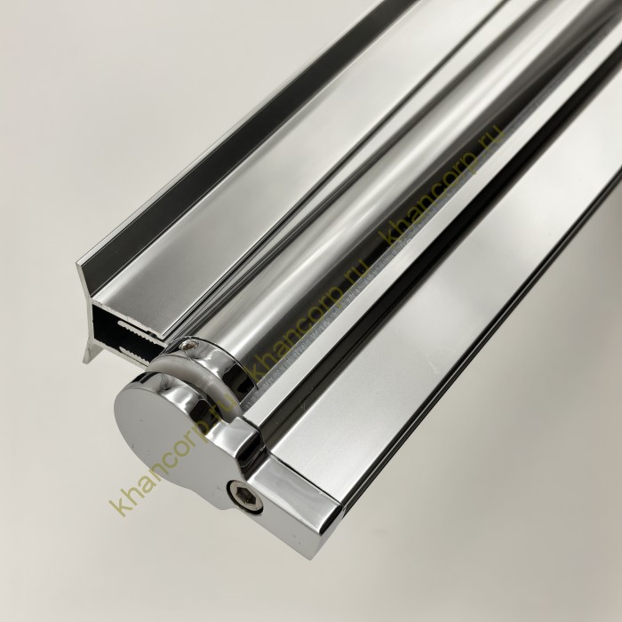 Петля Ника FDP-300 сплошная, высота 1500 мм, алюминий/хром