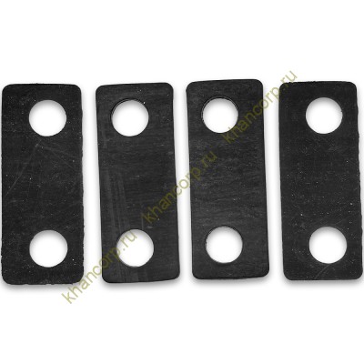 Комплект безасбестовых прокладок FDA-98 для петель серии Европа, 4 шт, черный