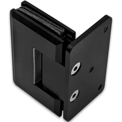 Петля Бета β FDP-20 стена-стекло с боковым креплением, латунь/черный