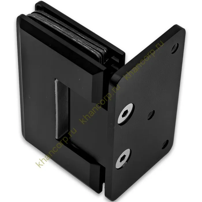 Петля Бета β FDP-20 стена-стекло с боковым креплением, латунь/черный