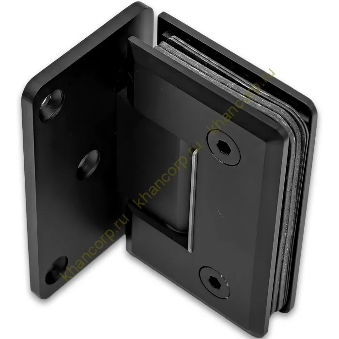 Петля Бета β FDP-20 стена-стекло с боковым креплением, латунь/черный