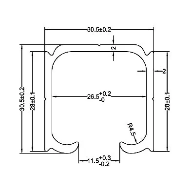 Трек FDS-151.2 для раздвижной системы FDS-15 длина 2 м, алюминий/анодированный