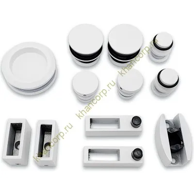 Раздвижная система Альфа FDS-1, нержавейка/белый