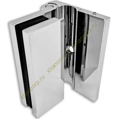 Петля Гера FDP-120 стена-стекло 90˚ открывание наружу, цинк/хром