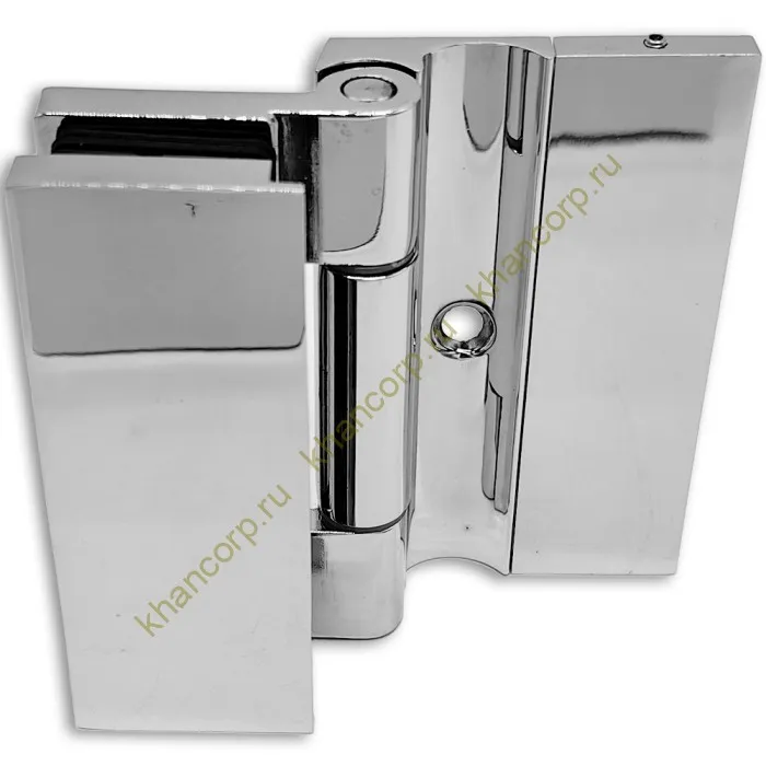 Петля Гера FDP-120 стена-стекло 90˚ открывание наружу, цинк/хром