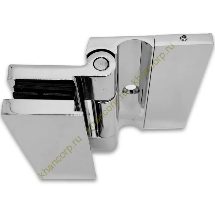 Петля Гера FDP-120 стена-стекло 90˚ открывание наружу, цинк/хром