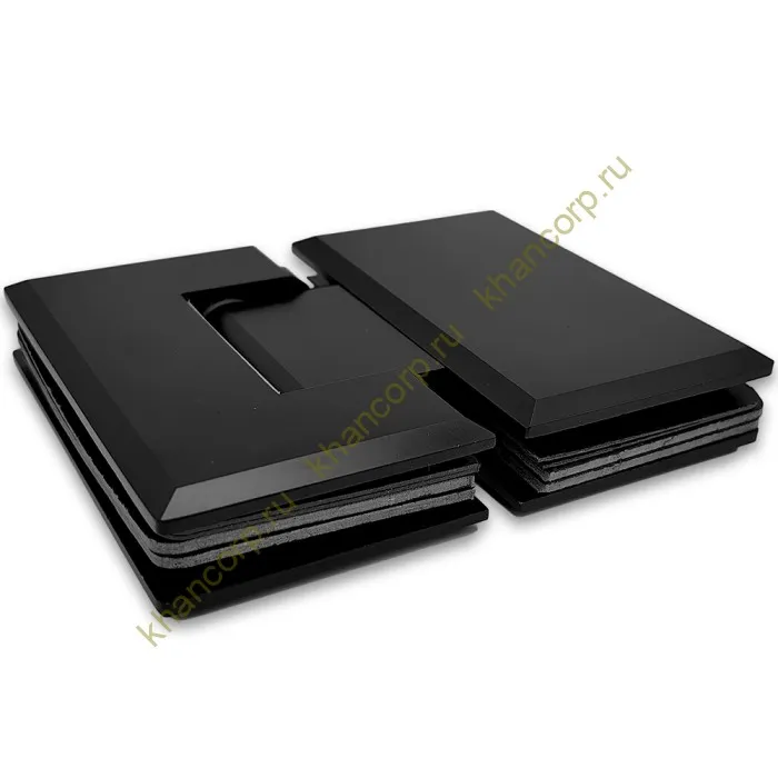 Петля Бета β FDP-22 стекло-стекло 180˚, цинк/черный