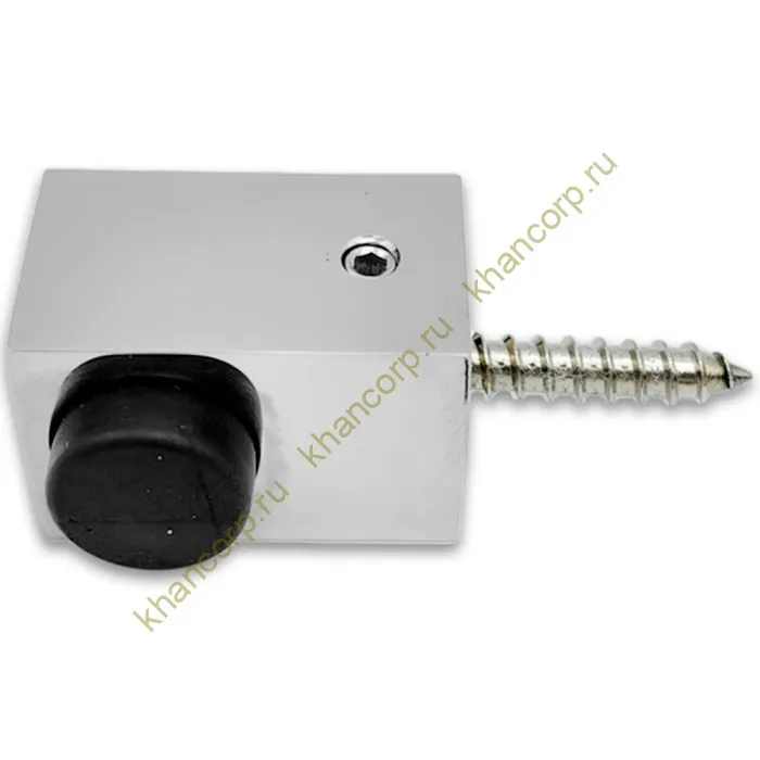 Дверной стопор FDA-08R правый к стене/полу, нержавейка/полированный