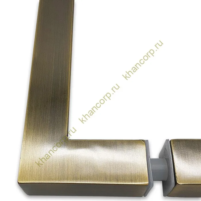 Ручка скоба FDR-72, 25x25x200x400х1.0 мм, нержавейка/бронза