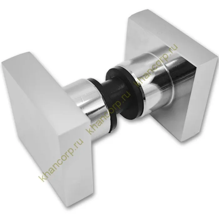 Ручка кноб FDR-30 квадратная, алюминий/хром