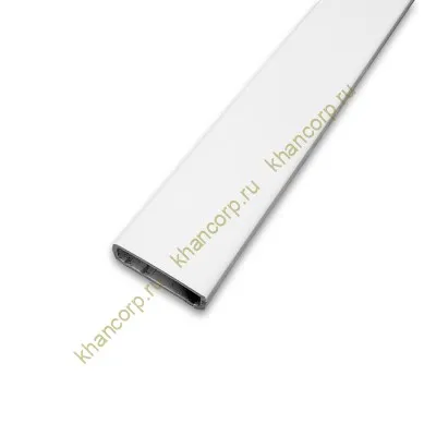 Труба FDT-352, 30х10х1.5 мм 2 м, нержавейка/белый