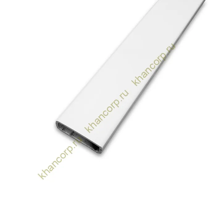 Труба FDT-352, 30х10х1.5 мм 2 м, нержавейка/белый