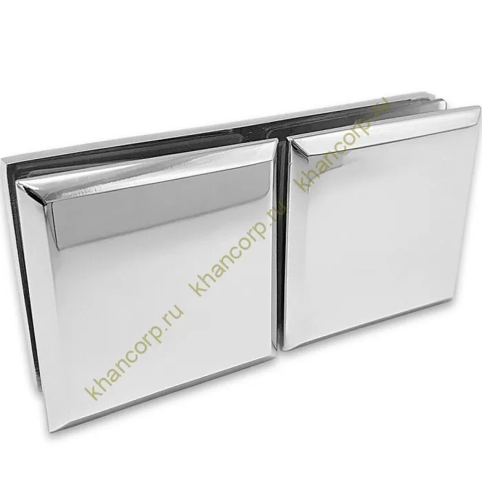 Коннектор Бета β FDK-26 стекло-стекло 180˚, латунь/хром