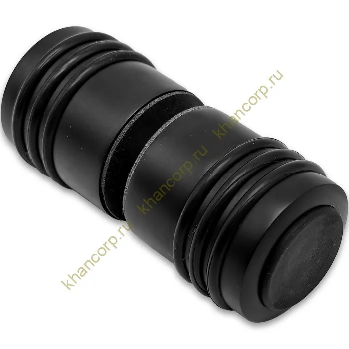 Ручка кноб Йота FDR-141 с одним резиновым торцом, латунь/черный