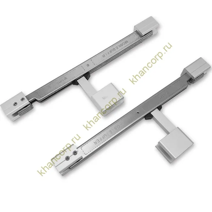 Комплект доводчиков FDS-153, 2 шт для раздвижной системы FDS-15, нержавейка/матовый