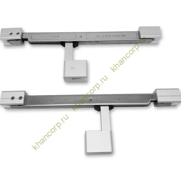 Комплект доводчиков FDS-153, 2 шт для раздвижной системы FDS-15, нержавейка/матовый