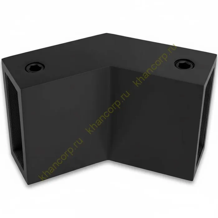 Соединитель FDC-36 трубы 30х10 вертикальный 135°, нержавейка/черный