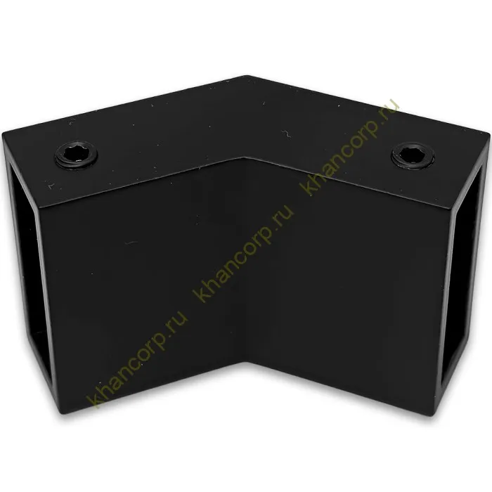 Соединитель FDC-36 трубы 30х10 вертикальный 135°, нержавейка/черный