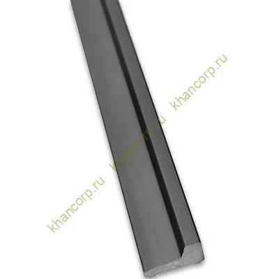 Порог алюминиевый FDPA-43.15 для душевой 1,5 м, алюминий/оружейная сталь