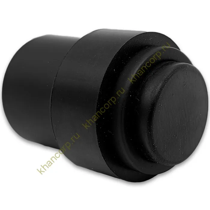 Дверной стопор FDA-09 крепление к стене/полу нержавейка/черный