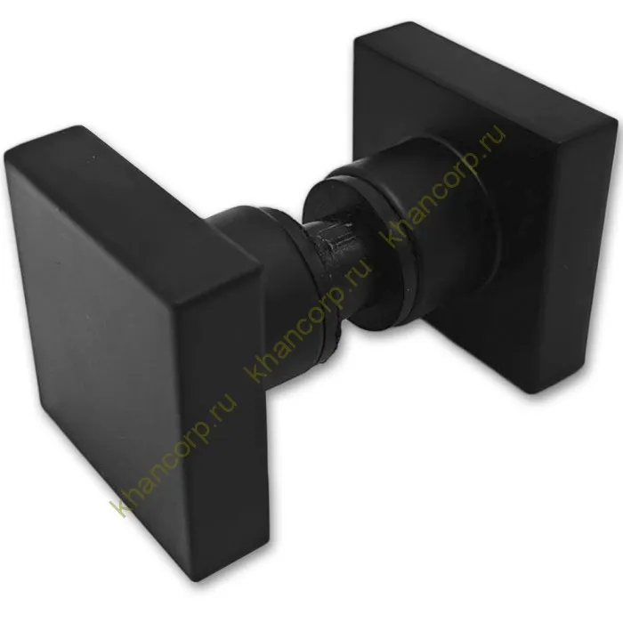 Ручка кноб FDR-30 квадратная, алюминий/черный