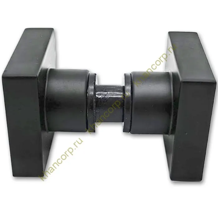 Ручка кноб FDR-30 квадратная, алюминий/черный