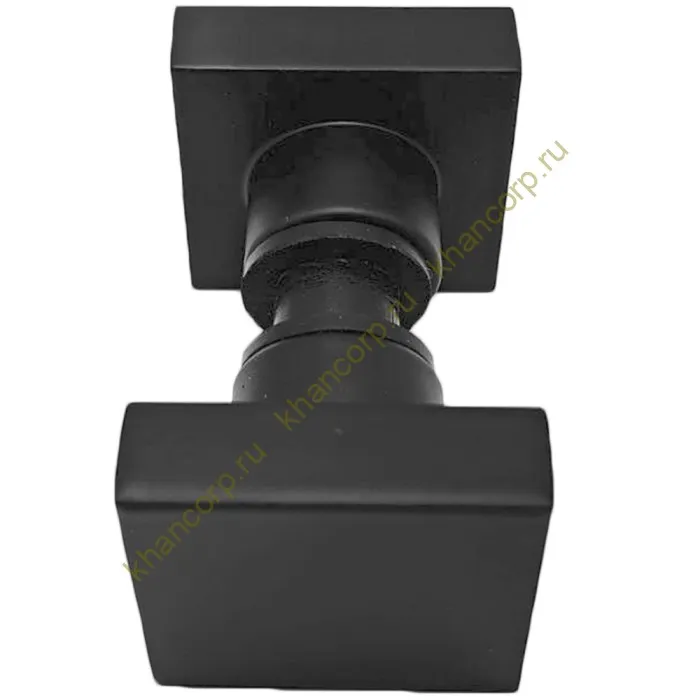 Ручка кноб FDR-30 квадратная, алюминий/черный