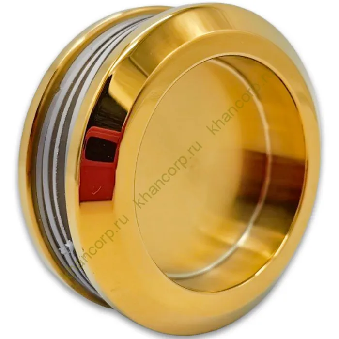 Ручка купе FDR-10, нержавейка/золото