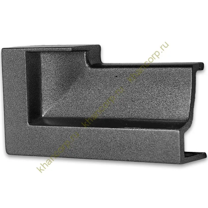 Заглушка FDPA-430L ЛЕВАЯ торцевая для порога FDPA-43.15, ПВХ/оружейная сталь