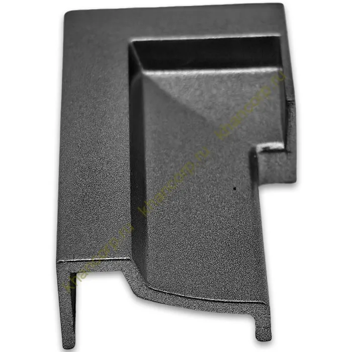 Заглушка FDPA-430L ЛЕВАЯ торцевая для порога FDPA-43.15, ПВХ/оружейная сталь