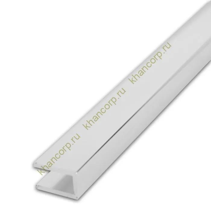 Профиль FDPA-51.22 п-образный 19х12х1,75 мм под стекло 8 мм,2.2 м, алюминий/полированный