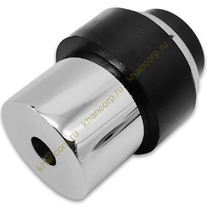 Дверной стопор FDA-09 крепление к стене/полу нержавейка/полированный