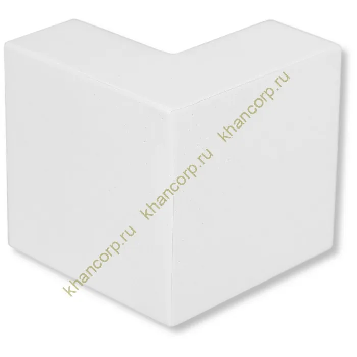 Соединитель FDC-32 трубы 30х10 угловой 90° вертикальный, нержавейка/белый