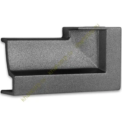 Заглушка FDPA-430R ПРАВАЯ торцевая для порога FDPA-43.15, ПВХ/оружейная сталь