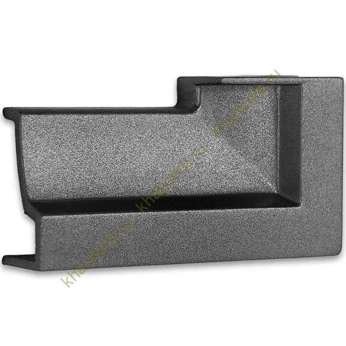 Заглушка FDPA-430R ПРАВАЯ торцевая для порога FDPA-43.15, ПВХ/оружейная сталь