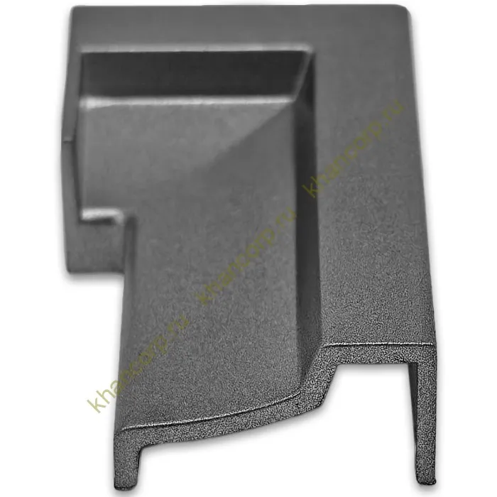 Заглушка FDPA-430R ПРАВАЯ торцевая для порога FDPA-43.15, ПВХ/оружейная сталь