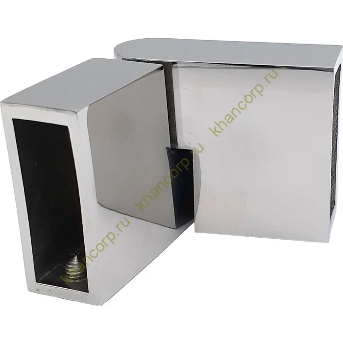 Соединитель FDC-37 трубы 30х10 вертикальный 90°-180°, нержавейка/полированный