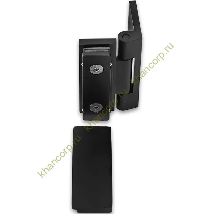 Петля Гера FDP-122 стена-стекло 90˚ открывание внутрь, латунь/черный