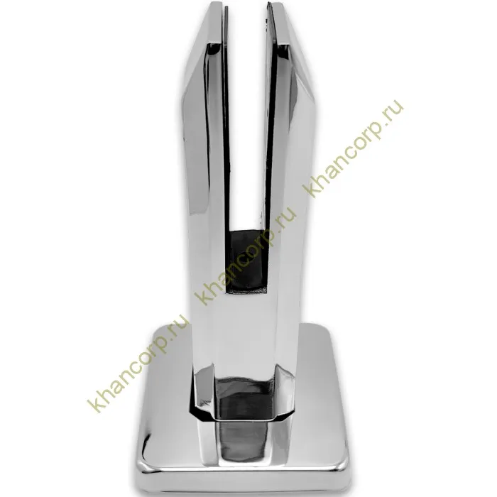 Стойка FOS-03 для стекла напольная 95х200 мм без сверления, нержавейка/полированный