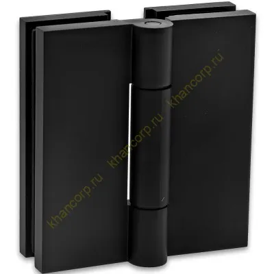 Петля Гера FDP-121 стекло-стекло 180˚, латунь/черный