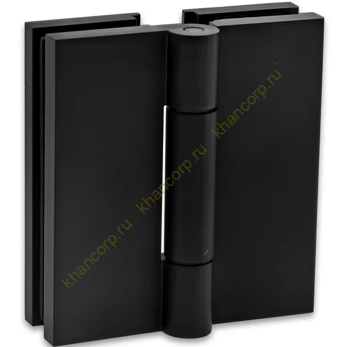 Петля Гера FDP-121 стекло-стекло 180˚, латунь/черный