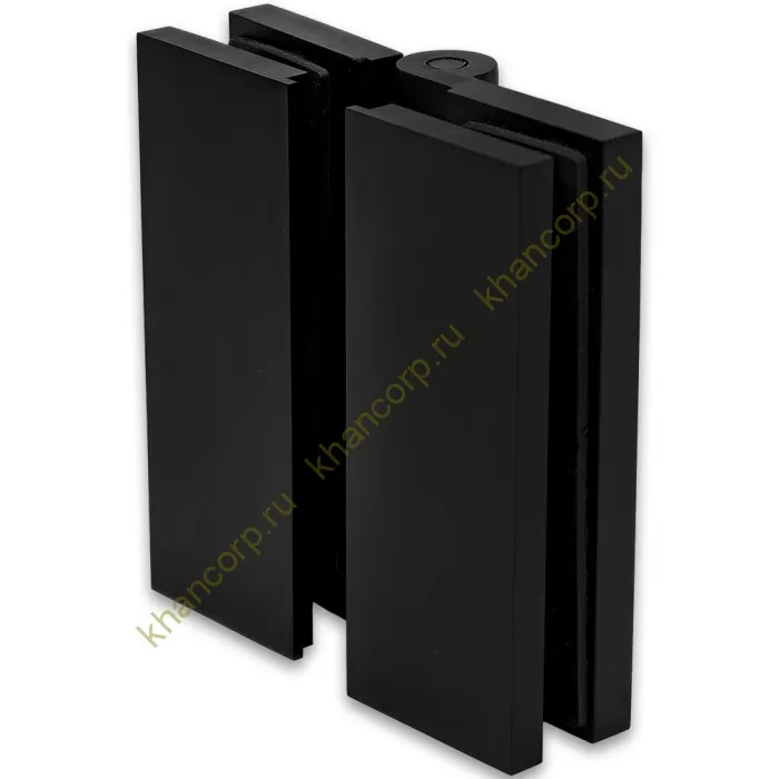 Петля Гера FDP-121 стекло-стекло 180˚, латунь/черный