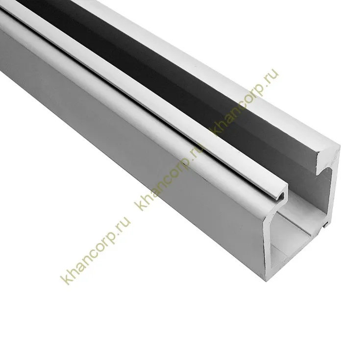 Трек FDS-111.285 для раздвижной системы FDS-11 с крышкой, длина 3 м, алюминий/матовый