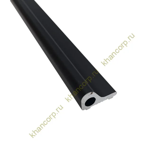 Порог алюминиевый FDPA-40.22 для душевой 2.2 м, алюминий/черный