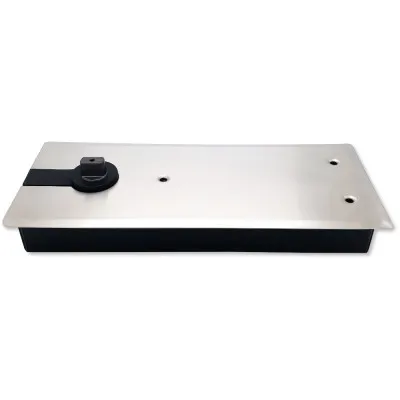 Напольный доводчик FKD-03 для стеклянных дверей, нагрузка от 100 до 120 кг, нержавейка/матовый